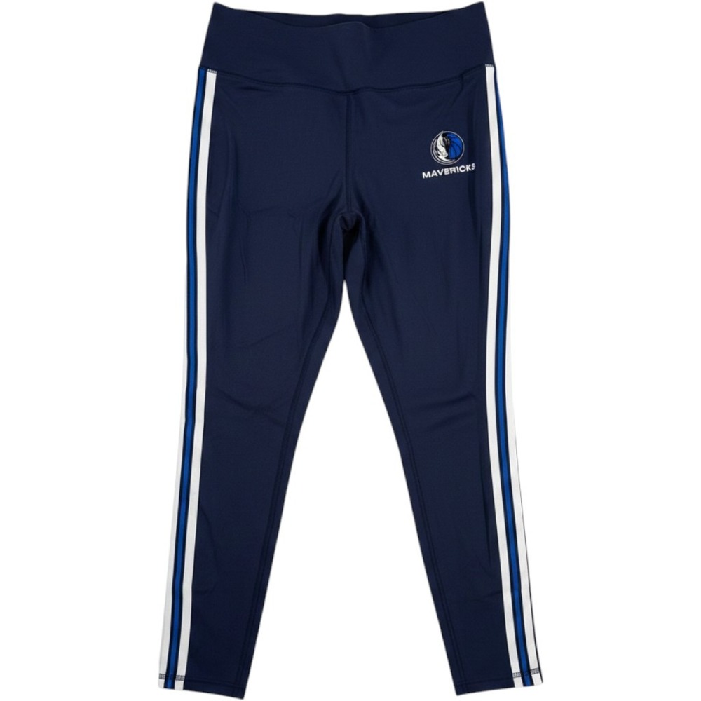 WEAR Erin Andrews Dallas Mavericks NBA‎ Striped Leggings Navy Womens Large NEW
